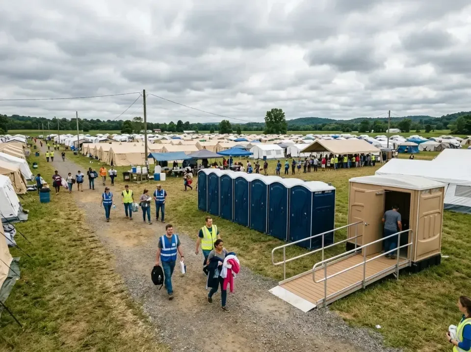 disaster-relief-camp-restrooms-010 — frequently asked questions, Dumpster & Portable Bathrooms Rental in Pimmit Hills, VA